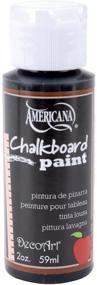 img 3 attached to 🖤 2-Ounce DecoArt Americana Chalkboard Paint in Black Slate - Enhance Your SEO