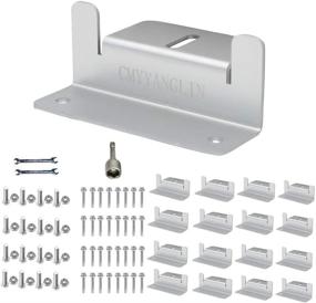 img 4 attached to ⚡️ CMYYANGLIN Solar Panel Mounting Brackets Z Bracket Kit - Includes Nuts and Bolts - Ideal for 50W to 150W Solar Panels on RVs, Boats, Motorhomes, Cabins, Sheds, Garages, Off-Grid Systems - Silver Color - 4 Pack (16PCS)