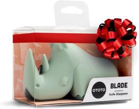 img 4 attached to 🔪 OTOTO Blade Knife Sharpener: The Ultimate Tool to Keep Your Knives Razor-Sharp! BPA-free & Dishwasher-Safe Gadgets