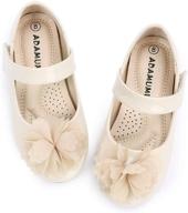 💃 sparkle on stage with adamumu toddler ballet flower glitter girls' shoes logo