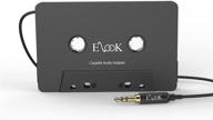 enhance your audio experience with the elook cassette adapter 3.5mm universal logo