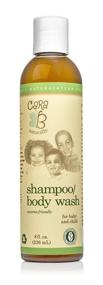 img 1 attached to 🌿 CARA B Naturally Baby Shampoo and Body Wash for Textured, Curly Hair - Gentle Formula for Eczema - No Parabens, Sulfates, Phthalates - 8 Oz