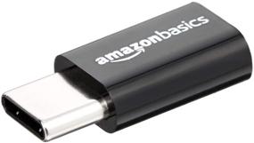 img 2 attached to 4-пакет черных адаптеров Amazon Basics Micro USB (женский) - USB-C (мужской)