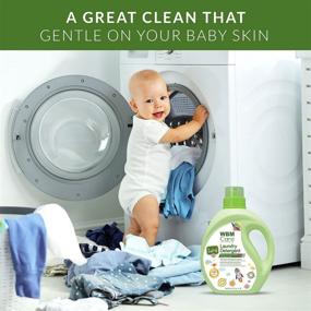 img 1 attached to 🍼 WBM LLC Fragrance-Free Liquid Baby Laundry Detergent - 2 Pack, 50 Loads Each, 3x Concentrated Formula