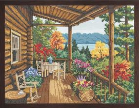 img 3 attached to Janlynn Cross Stitch Kit, 16x12 - Easy-to-Follow 14 Count Design