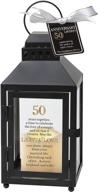 celebrating 50 years of love - 50th wedding anniversary lantern logo