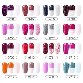 img 2 attached to 💅 "Elite99 Snowy Thermal Temperature Color Changing Gel Nail Polish - UV LED Смывка Хамелеон Гель-лак для ногтей 10 мл 9716