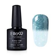 💅 "elite99 snowy thermal temperature color changing gel nail polish - uv led смывка хамелеон гель-лак для ногтей 10 мл 9716 логотип