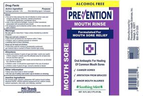 img 1 attached to Canker Sore and Braces Inflammation Mouthwash - Value 2 Pack, Ideal for Preventing Mouth Sores