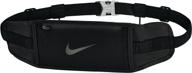 nike race waistpack black size logo