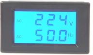 📟 lm yn digital ac voltmeter: accurate voltage and frequency testing with lcd display - 2 in 1 meter tester logo