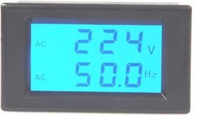 img 4 attached to 📟 LM YN Digital AC Voltmeter: Accurate Voltage and Frequency Testing with LCD Display - 2 in 1 Meter Tester