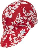 🔴 rasco red hawaiian welding cap: a vibrant and protective headgear for welding professionals logo