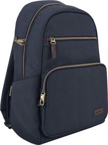 img 4 attached to Enhanced Travelon Anti-Theft Courier Slim Backpack - Ultimate Security and Style