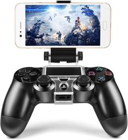 img 3 attached to 📱 Convenient Phone Clip Holder for Playstation 4 Slim Pro - Keep Your Phone Securely Mounted with ICESPRING Bracket