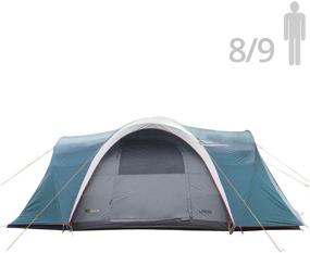 img 4 attached to 🏕️ NTK Laredo GT 8-9 Person 10x15 ft Sport Camping Tent - 100% Waterproof (2500mm)