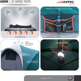 img 1 attached to 🏕️ NTK Laredo GT 8-9 Person 10x15 ft Sport Camping Tent - 100% Waterproof (2500mm)