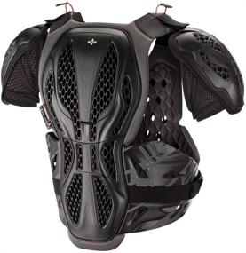 img 1 attached to 🏍️ Alpinestars Bionic Black/Cool Gray Motorcycle Chest Protector: X/2X Size - Ultimate Protection for Riders