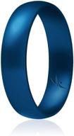 roq silicone rings - men and women sizes 3.5-16, 6mm rubber wedding ring band logo