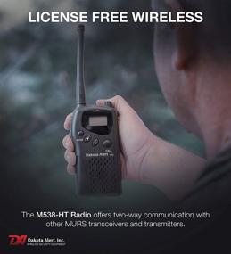 img 3 attached to Dakota Alert M538-HT MURS Wireless VHF Transceiver: License Free Handheld 2-Way Radio for Multi Use Radio Service (MURS)