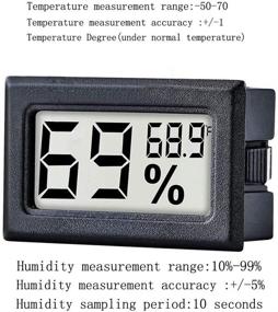 img 2 attached to LinkDm Electronic Temperature Thermometer Hygrometer Heating, Cooling & Air Quality in Indoor Thermometers