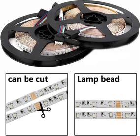 img 1 attached to 🔮 Yetaida LED Strip Lights 16.4ft: Remote Control, Multi-Color Changing Kit for Room Party and Home Decoration