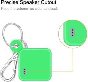 img 2 attached to Чехол из силикона Fintie с карабином-брелоком для Tile Mate (2020 и далее)