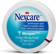 🩹 nexcare micropore gentle paper tape: breathable, dermatologist tested - a must-have for skin care - 1 count логотип