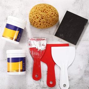 img 1 attached to DIY Ceiling Texture Repair Kit - Knockdown Drywall Texture Patch Sponge for Painting (Pack of 2)