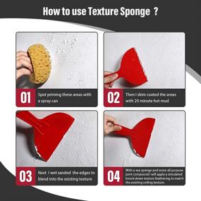 img 2 attached to DIY Ceiling Texture Repair Kit - Knockdown Drywall Texture Patch Sponge for Painting (Pack of 2)