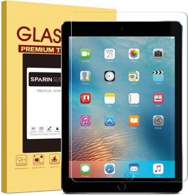 img 4 attached to SPARIN Tempered Glass Screen Protector for iPad 9.7 Inch, 6th Generation - Ultimate Protection for Your Device