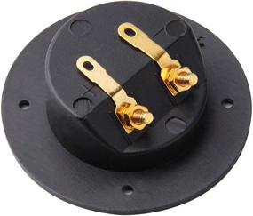 img 3 attached to 🔊 5-Pack Arroyner 3-Inch DIY Speaker Box Terminal Cup - 2-Way Speaker Box Binding Post Connector with Round Spring Cup