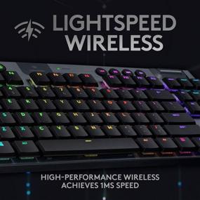 img 3 attached to Logitech G915 TKL: Advanced Wireless, Low Profile Mechanical Gaming Keyboard with Lightsync RGB - Tactile