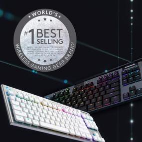 img 2 attached to Logitech G915 TKL: Advanced Wireless, Low Profile Mechanical Gaming Keyboard with Lightsync RGB - Tactile