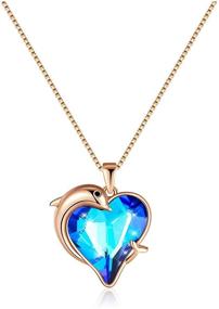 img 4 attached to ❤️ IEFRICH Love Heart Pendant Necklace - Perfect Gifts for Women & Girls, featuring Cubic Zirconia Crystals – Ideal for Birthdays, Mother's Day & Valentine's