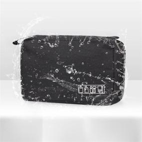 img 1 attached to Premium Dual-Use Toiletry Bag for Men & Women - Etercycle Hanging Travel Organizer: Shaving Bag for Toiletries Accessories (Black)