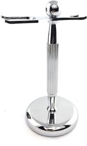 img 2 attached to 💈 G.B.S Brush and Razor Stand: Sleek, Sturdy, and Stylish Shaving Stand for Everyday Grooming