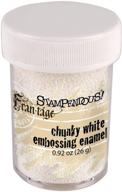 🎨 stampendous frantage deep impression embossing enamel .92oz-chunky white: create stunning impressions with this premium embossing powder logo