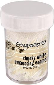 img 1 attached to 🎨 Stampendous Frantage Deep Impression Embossing Enamel .92oz-Chunky White: Create Stunning Impressions with this Premium Embossing Powder