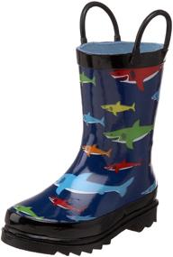 img 4 attached to 🦈 Western Chief Shark Bites Rain Boot – Perfect for Toddlers and Little Kids!