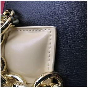 img 3 attached to EvaLuLu Genuine Leather Shoulder Medium Women's Handbags & Wallets: Classy Totes for Fashionable Women