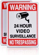 🔒 enhancing property security: bnt trespassing property surveillance aluminum logo