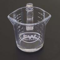 rattleware 3 ounce logo pitcher glass: stylish and versatile glassware for brewing and pouring logo