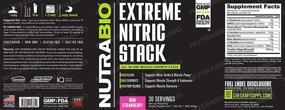 img 2 attached to 🥝 NutraBio Extreme Nitric Stack - Advanced Nitric Oxide and Cell Volumizing Formula, Kiwi Strawberry Flavor