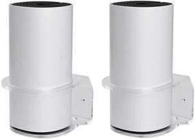 img 4 attached to Кронштейн для крепления к стене TP-Link Deco S4/M4/P9 - прозрачный держатель из акрила для роутера системы WiFi Deco M4, расширение покрытия (2 штуки)