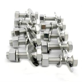 img 1 attached to Fullerkreg 4 Pack Threaded Stainless Steel Washers 20X1 - High-Quality Fastening Solution