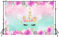 unicorn themed backdrop girl princess birthday party banner pony gradient dreamy glitter floral photo background baby shower poster cake table decorations mural favors logo