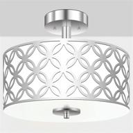 ganiude modern 3-lights semi flush ceiling light logo