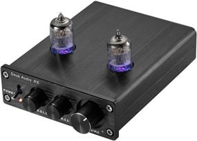 img 4 attached to 🎛️ Nobsound HiFi 6J2 Vacuum Tube Preamplifier Stereo PreAmp with Digital Treble and Bass Tone Control in Black