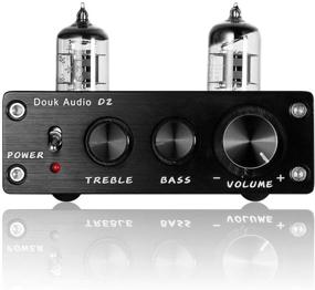 img 1 attached to 🎛️ Nobsound HiFi 6J2 Vacuum Tube Preamplifier Stereo PreAmp with Digital Treble and Bass Tone Control in Black